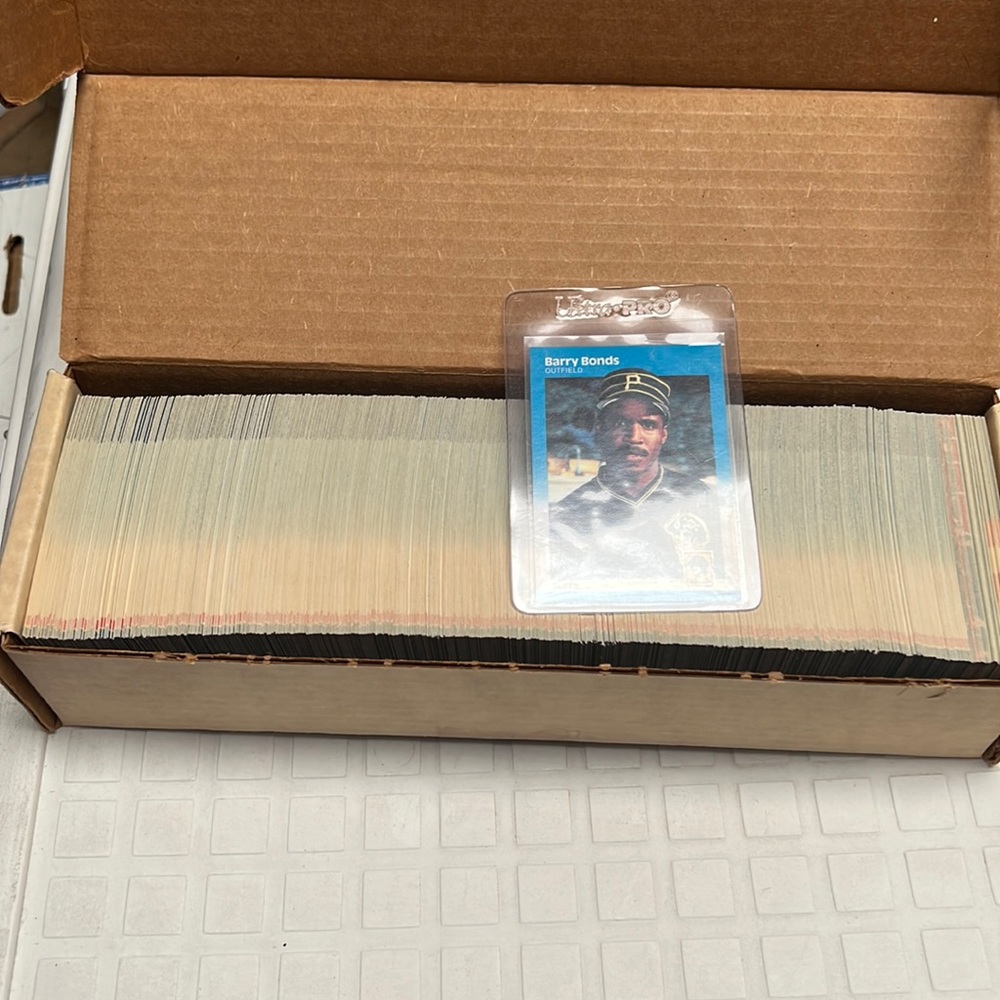 1987 Fleer set Barry bonds rookie